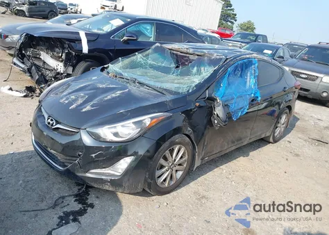 2014 Hyundai Elantra Se (Ulsan Plant) from USA, damaged, VIN KMHDH4AE0EU101787